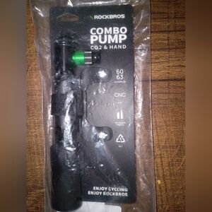 ROCKBROS Black and Green Combo Pump